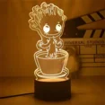 thumbnail image 3 of Lámpara de luces LED 3D con forma de anime, Iron Man, Spiderman, figuras de acción de Disney, lámpara de dormitorio para niños, juguetes LED, modelo de decoración, regalo para niños, 3 of 5