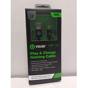 YOUSE Play & Charge Gaming Cable Black