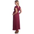 thumbnail image 2 of Women's Faux Wrap Maxi Maternity Dress, 2 of 5