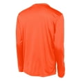 thumbnail image 6 of Yellow Rooster Men's Tall Long Sleeve PosiCharge Competitor Tee Neon Orange XLT, 6 of 6