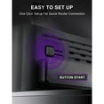 thumbnail image 4 of KIDSNADO 2025 WiFi Extender-Wireless Signal Repeater Booster,Dual Band 2.4GHz & 5GHz Wireless Repeate,Dual-band Speeds Up To 1200Mbps Wall-Through Strong WiFi Booster,Covers Up to 9800 Sq.ft （black）, 4 of 7