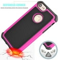 thumbnail image 3 of Apple iPhone 7 Case, Case For iPhone 7, Hybrid Shock Absorbing Best Impact Defender Rugged Slim Cover Shell Plastic Outer & Rubber Silicone Inner For iPhone 7 4.7", 3 of 4