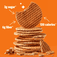 thumbnail image 4 of Rip Van Dutch Caramel & Vanilla Stroopwafels, Non-GMO, Low Sugar (3g), 12 Count, 4 of 9