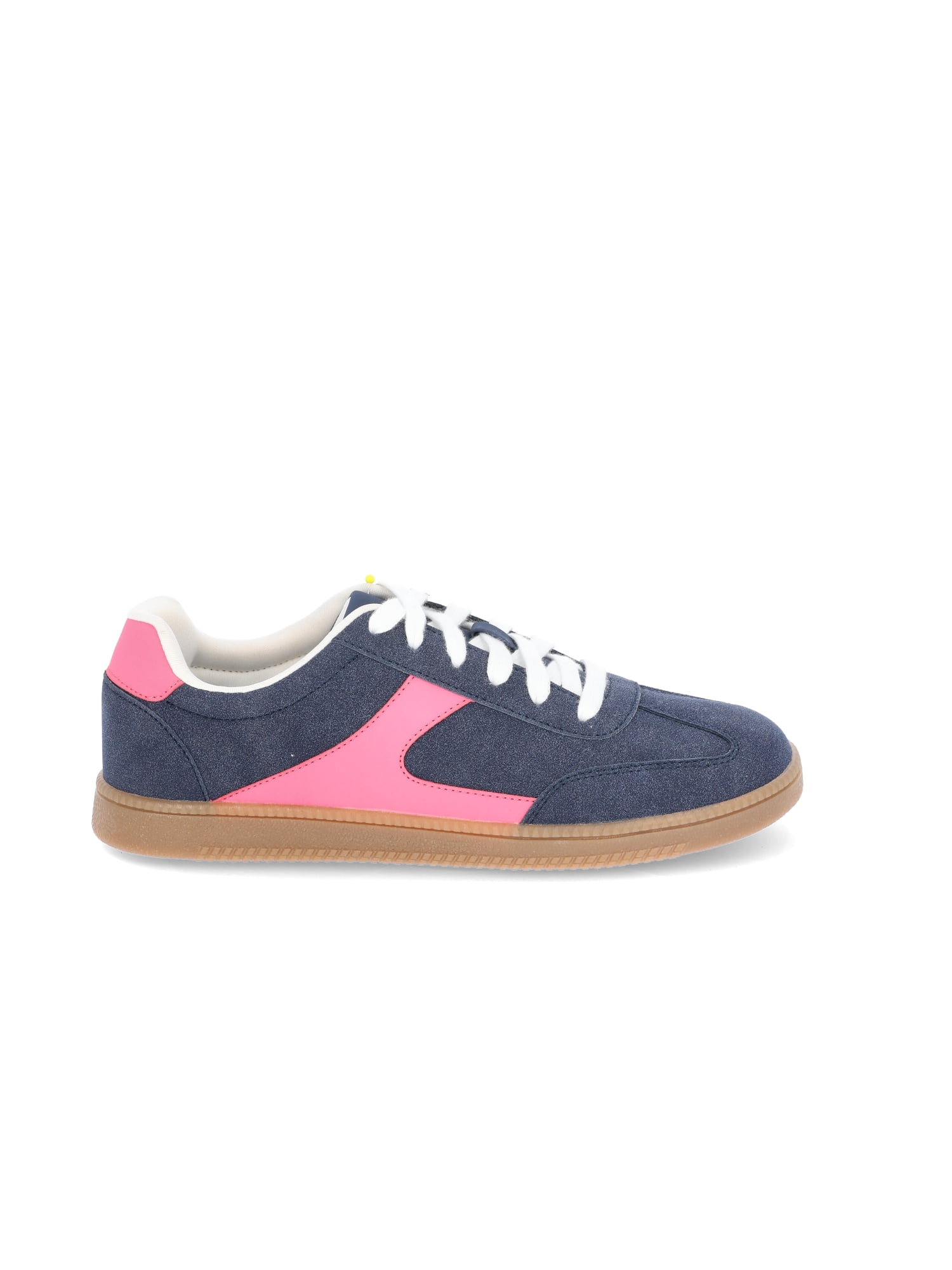 No Boundaries Women's Lace Up Sport Sneakers, Wide Width Available