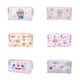 thumbnail image 2 of Bolsa de maquillaje transparente, bolsa de almacenamiento impermeable para lavado, Smiley Summer Love Peach Cat Charlie, 2 of 3