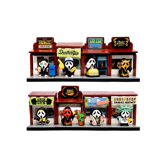 Collectible CultureFly Ghostface Flybricks Blind Box, Includes 1 Mystery Vinyl Figure & Building Set