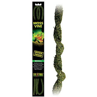 24 Pet Reptile Bendable Moss Bridges - Green Mossy Flex Bridge Terrarium  Decoration 