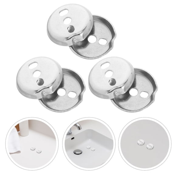 ETEREAUTY 6-Piece Adjustable Stainless Steel Towel Bar Mounting Kit for Bathroom Fixture Repair and Installation