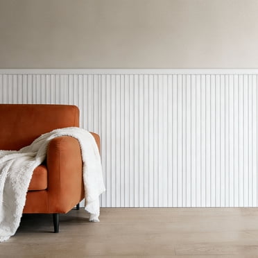 VEVOR Wall Molding Kit, Wainscoting Panels, Lightweight Paintable Polystyrene, Easy to Install,  Wide & Narrow Accent Wall Trim for Interior Décor Living Room, Bedroom, White (77.5 x 38.6 in )