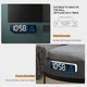 thumbnail image 4 of Toystoory Despertador LED Pantalla digital Termómetro recargable Reloj de temperatura de repetición ajustable con modo de repetición Electrodomésticos Englisch weiß Toystoory HA007072-02B, 4 of 6