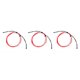 thumbnail image 4 of Pulseras bohemias hechas a mano Qarigey para niñas adolescentes Rojo + Negro, 4 of 6