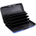 thumbnail image 2 of Minzimin RFID Blocking Credit Card Protector Aluminum ID Case Hard Shell Business Card Holders Metal Wallet for Men or Women, 2 of 7