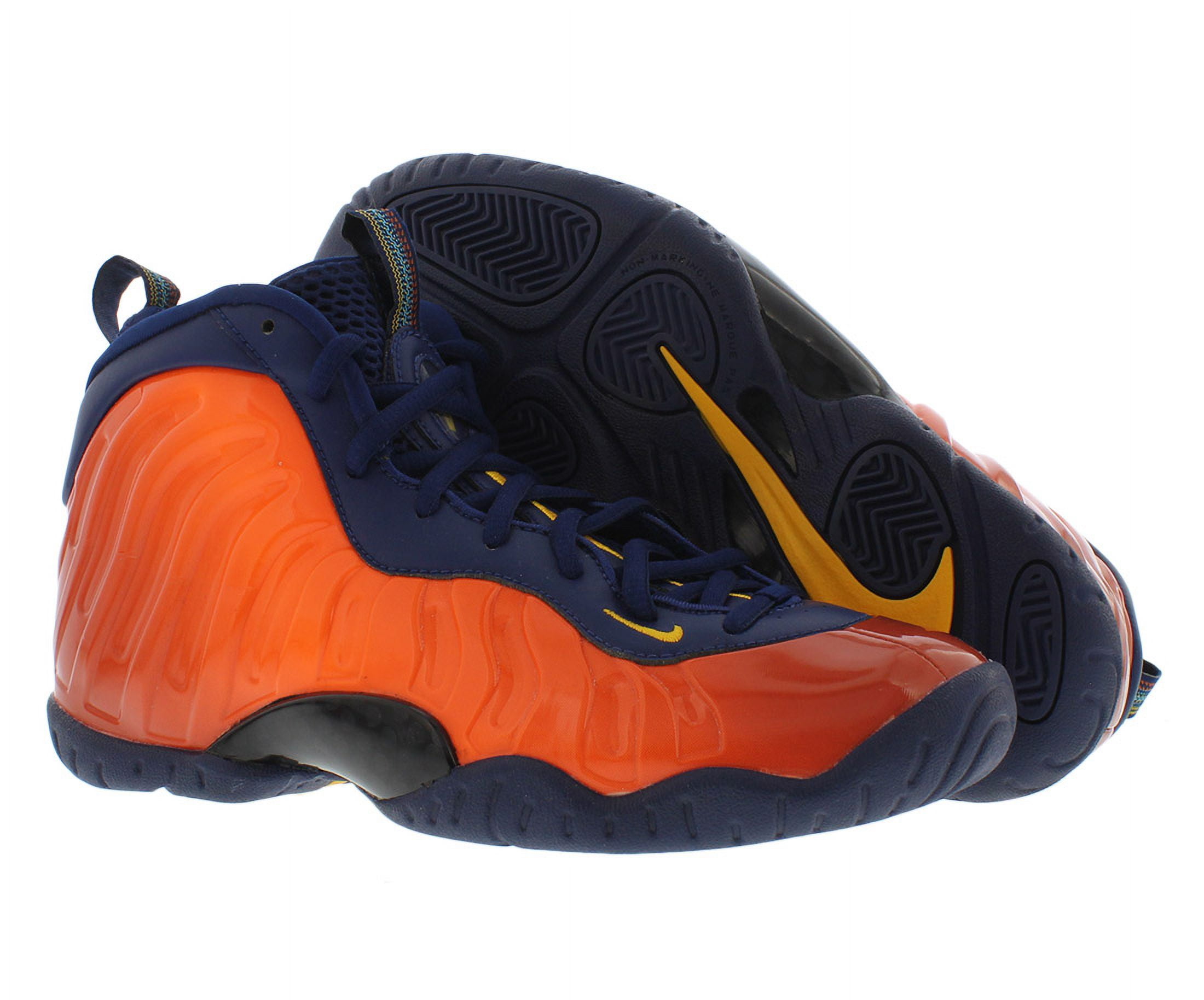 nike foamposite blue void university gold