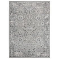 United Weavers Cascades Area Rug 2601 10272 Shasta Grey Leaves Petals 7' 10 x 7' 10" Rectangle