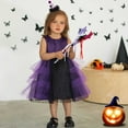 thumbnail image 2 of Baby Witch Outfits Tutu Dress Fairy Tale Wicked Witch Outfit Toddler Halloween Outfit Girls Toddler Kids Baby Girls Dress 9-12 Months, 2 of 9