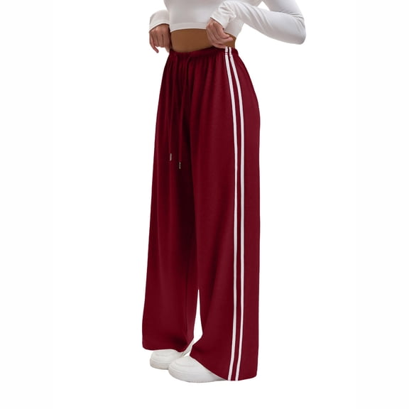Women's Jogging Pants Loose Straight Leg for Sports and Athletic Activities