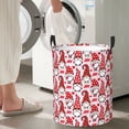 thumbnail image 5 of Haiem Christmas Gnome Print Laundry Basket, Laundry Hamper, Collapsible Laundry Baskets, Dirty Clothes Hamper, Waterproof with Handles for College Dorm, Family-Medium, 5 of 6