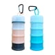 thumbnail image 3 of 2 contenedores para almacenar proteínas. Contenedores versátiles de varias capas para almacenar alimentos. Rojo Gris Azul, 3 of 9