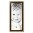 thumbnail image 2 of ArtToFrames 9" x 22" Black Panel With Gold Lip Picture Frame, 9x22 inch Multi Wood Poster Frame (WOM-5092),  Pack, 2 of 7