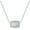 A., variant on Initial Letter Necklace for Women Embossed Belt Buckle Necklace Sliver Personalized Pendant Necklace Western Jewelry Gift for Women
