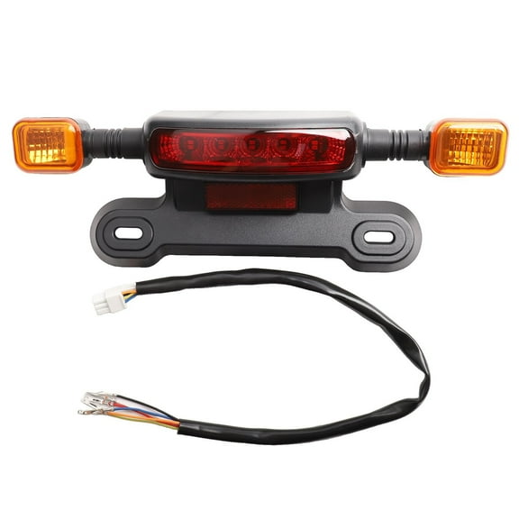 qiya ebike Electric vehicle brake light driving light turn signal tail light LED 12V