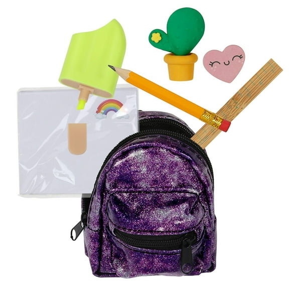 Real Littles - Collectible micro Backpack with 6 stationery surprises inside!