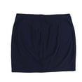 thumbnail image 2 of Bee Darlin Womens Solid Mini Skirt, Blue, Juniors, 9/10, 2 of 2