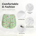 thumbnail image 6 of Lsque Spring Gnomes Printed Women's Running Shorts with Liner Pockets,Elastic Quick Dry Workout Athletic Gym Yoga Shorts,Womens High Waist Shorts-XX-Large, 6 of 9