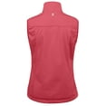 thumbnail image 3 of Women's Lightweight Softshell Vest, Windproof Sleeveless Jacket for Running Hiking Travel, Watermelon XXL, 3 of 6