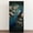 Color 1, variant on Self Adhesive Vinyl Refrigerator Wrap Set Peacock Flowing Tail Feathers Blossom Branch Vintage Teal Door Mural Removable Fridge Sticker Peel and Stick Full Door Cover Decal Kitchen Bar Decor