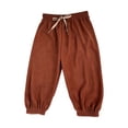 thumbnail image 3 of Generic Corduroy Sweatpants for Boys Girls Baggy Joggers Pants School Trousers/Drawstring Loose Fit Joggers Trouser, 3 of 4