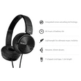 thumbnail image 5 of Refurbished SONY Headphone Model - MDR-ZX10NC- Black, 5 of 5
