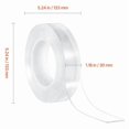 thumbnail image 3 of Double Sided Tape, Nano Mounting Tape, Strong Adhesive & Reusable, Clear Two Sided Wall Tape, Removable Poster Hanging Strips, 3 of 4