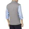 thumbnail image 2 of Tasso Elba Mens Layering Sweater Vest, Grey, Small, 2 of 2