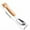 A, variant on Baby Feeding Spoon Stainless Steel Cartoon Ingot Shape with Bear or Rabbit Design 5.5 in Long Ergonomic Handle Dishwasher Safe