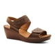 thumbnail image 1 of Sandalias con plataforma Exterior Piel vegana Color Café Para Mujer De RBCOLLECTION, 1 of 3