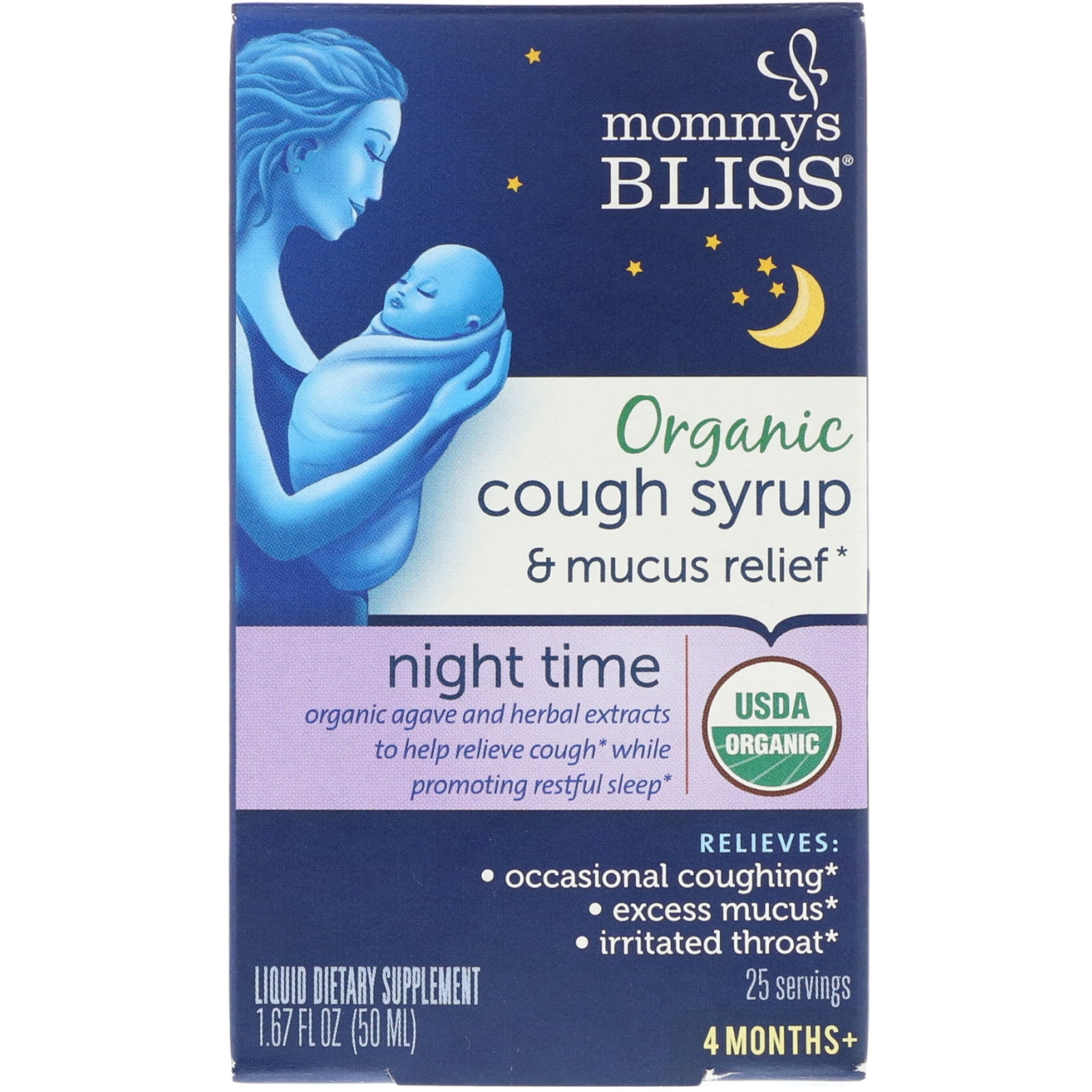 Mommy's Bliss Organic Baby Cough Syrup And Mucus Immunity Support