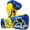 Blue/Yellow, variant on Rival Boxing RFX-Guerrero Intelli-Shock Bag Gloves - 14 oz. - Black/Yellow