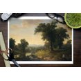 thumbnail image 3 of A Pastoral Scene, Masterpiece Classic, Artist: Asher Brown Durand c. 1858 (9x12 Wall Art Print, Home Decor), 3 of 3