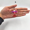 thumbnail image 3 of Dosaele 1pc Acrylic Colorful Flower Shaped Bell With Sound For Bird Bite Toys  Universal For Four Seasons  Random Color And Style, 3 of 6