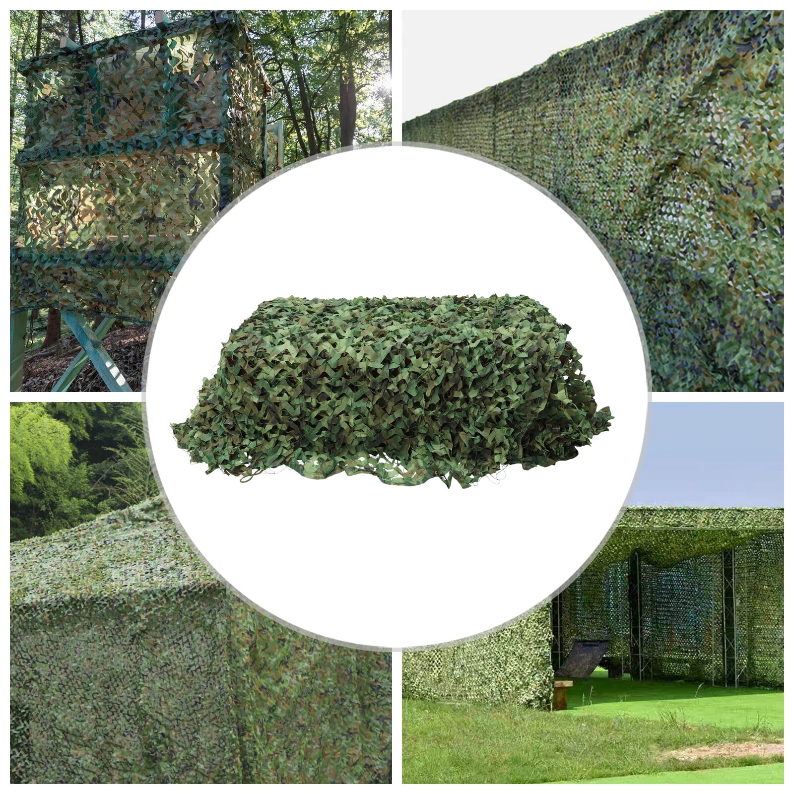 Camo Netting, Camouflage Net Blinds, for Sunshade Camping Shooting Hunting New