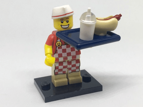 LEGO Series 15 Hot Dog Suit Man Minifigure NEW b691 