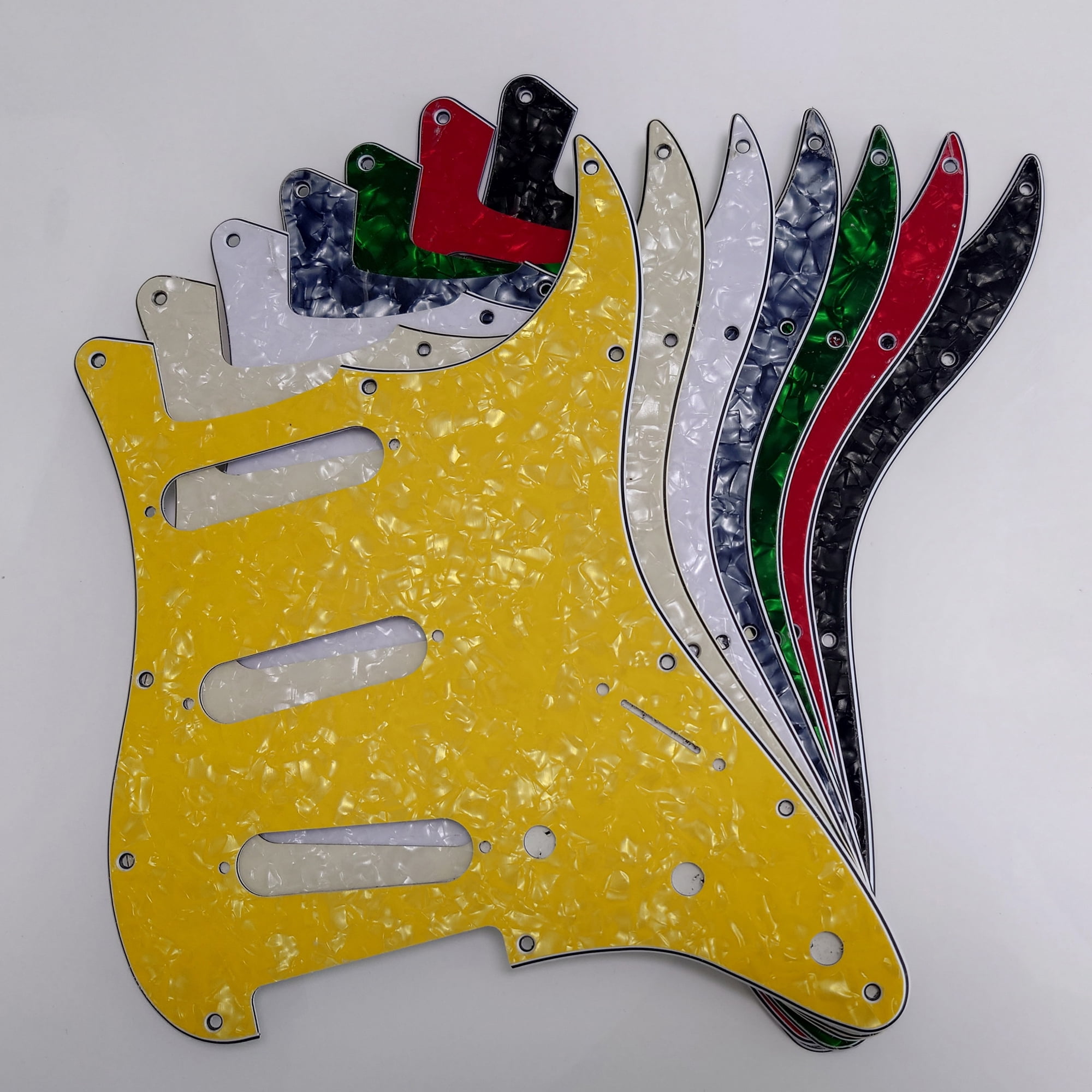 Electric Guitar Pickguard for FD 11 Hole SSS Pickguard Replacement Parts 7 Colours Availab