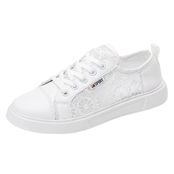 YLYL Womens Sneakers Lace Crochet Low Top Fashion Casual Lightweight Walking Running Tennis Shoes