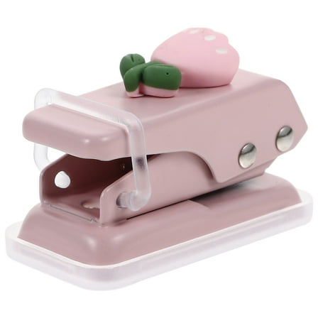 LOLIPPYY Hand Hole Puncher PP Pink Craft Hole Punches for Adults 1Set