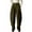 Army Green, variant on Risckoth Women's High Waist Pleated Barrel Suit Pants, Solid Business Casual Tapered Trousers S-2XL