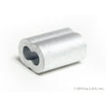 thumbnail image 3 of Red Hound Auto 3/32 Inches Aluminum Wire Rope and Cable Line End Double Barrel Ferrule - Qty 10, 3 of 3