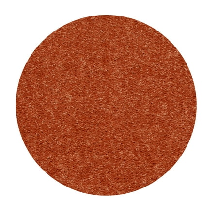 - Home Queen Solid Color Rust 9' Round - Area Rug