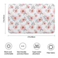 thumbnail image 3 of Pioneer Flower Floral Print Pattern Bathroom Rugs Mat, Non Slip Microfiber Bathroom Rug with Rubber Backing, Soft Mats for Bathroom Floor Tub Shower, 17"x27", 3 of 5