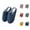 Navy-b, variant on Slippers for Women Men 2025 Fall Winter Fleece Lined Soft Warm Comfort Slip On Slides Indoor House Slippers